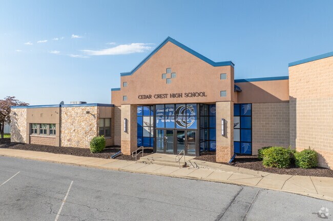 Cedar Crest High School is ranked at the third best public high school in Lebanon County.