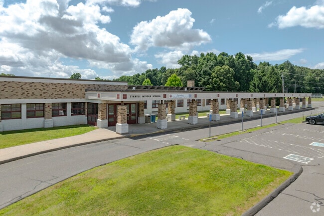 Tyrrell Middle School is located at 500 Todd Road in Wolcott, CT.