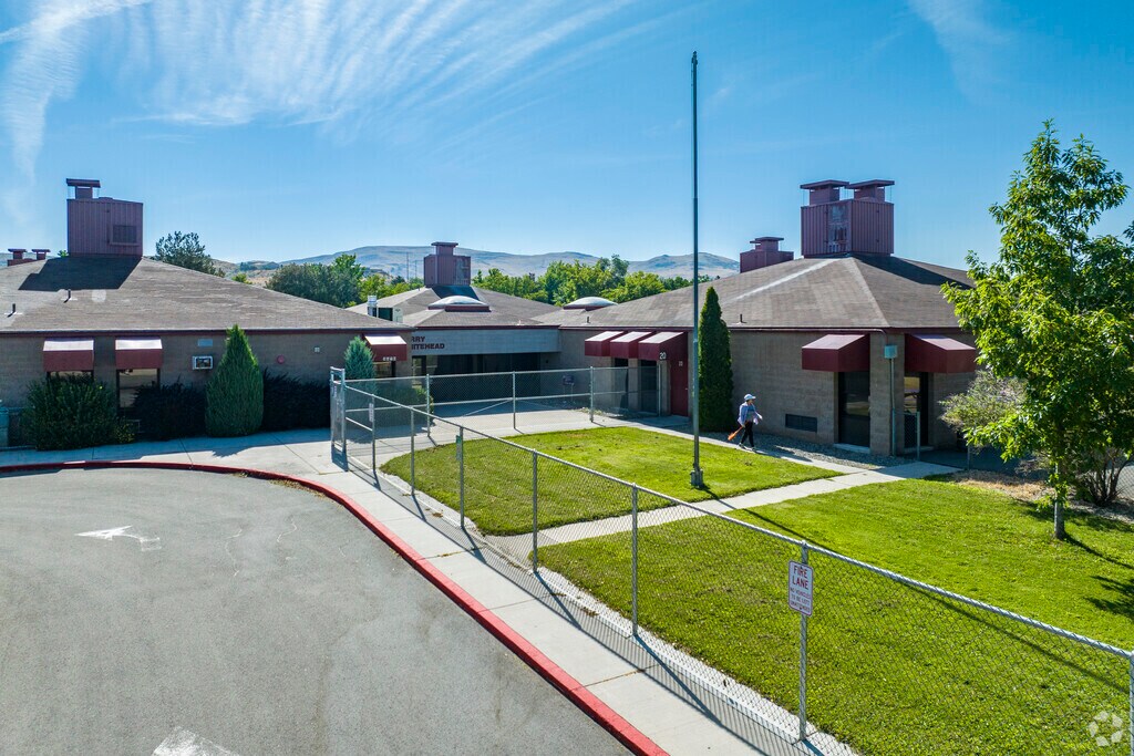 The front entrance to Jerry Whitehead Elementary School in Sparks.