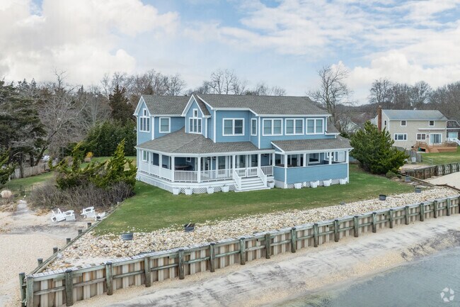 Waterfront homes in Jamesport are desired due to their views of the Peconic Bay or Sound.
