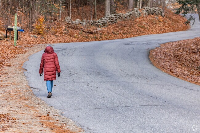 Deering residents love the quiet roads for walking and biking.