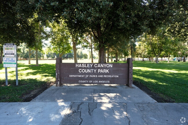 Hasley Canyon Park in Castaic was created after the spring of 1988.