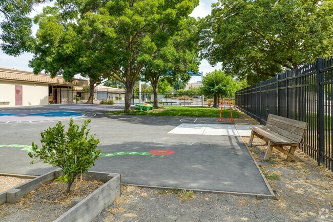 Alex Anderson Elementary School playground serves students in San Jose, CA.