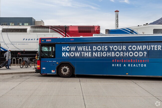 The Provo UTA Hub is located near the Rivergrove neighborhood.