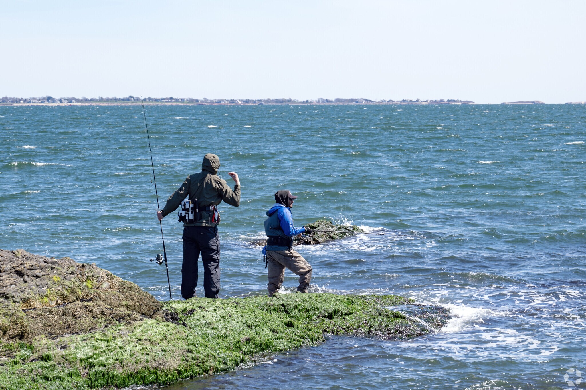 Middletown has some pristine fishing spots like this one at Pebble Beach, which anglers enjoy.