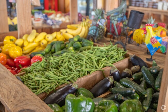Fresh, locally grown produce is available for purchase at the Sweet Creek Farmers Market.