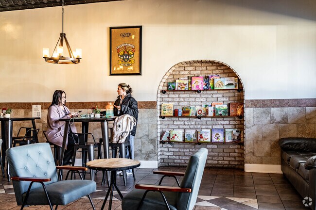 Milos Coffee is a quiet place to read or have breakfast in Portland.