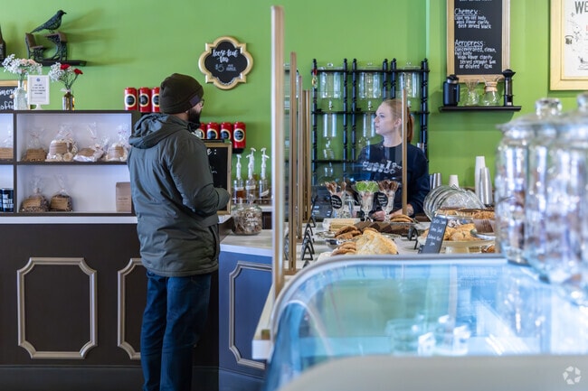Residents decide on their favorite tea at The White Rabbit Cafe and Patisserie in Greensburg.