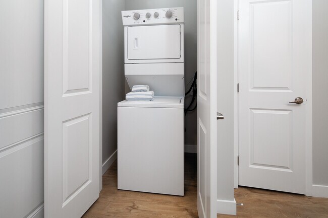 In-unit washer and dryer