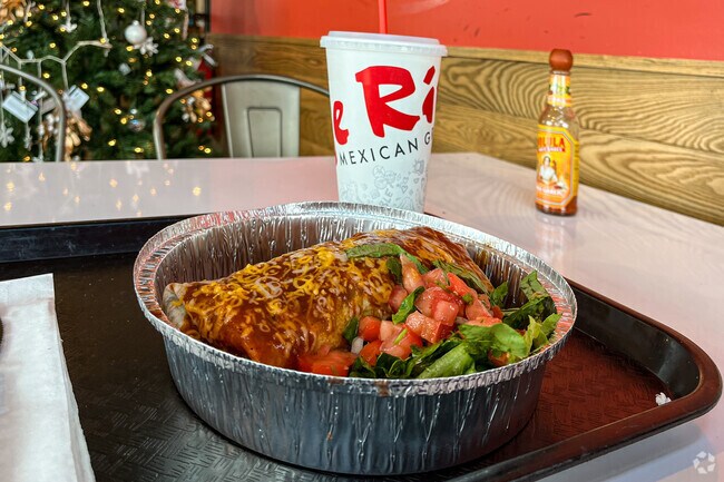 Cafe Rio, located near the Evergreen neighborhood, is a local favorite.