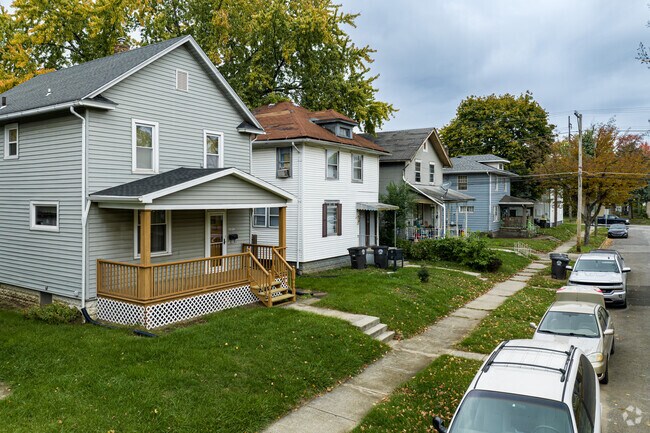 Classic beauty on display along the row of single-family homes in Michigan Avenue.