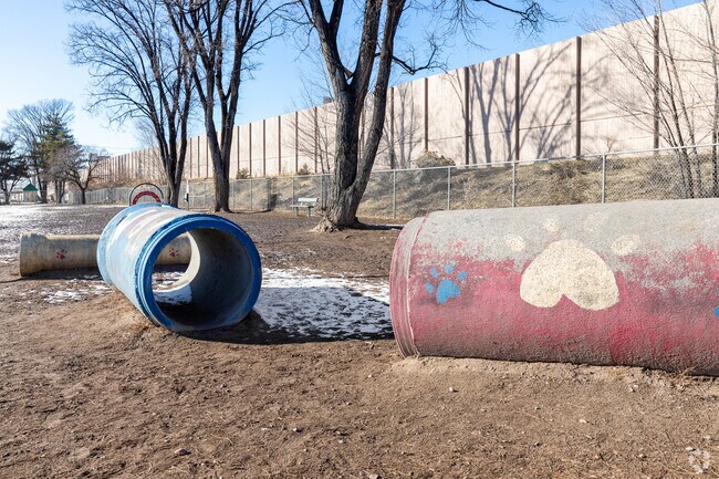 Dogs will get a thrill from the tunnels at the local dog park in South Salt Lake, UT.
