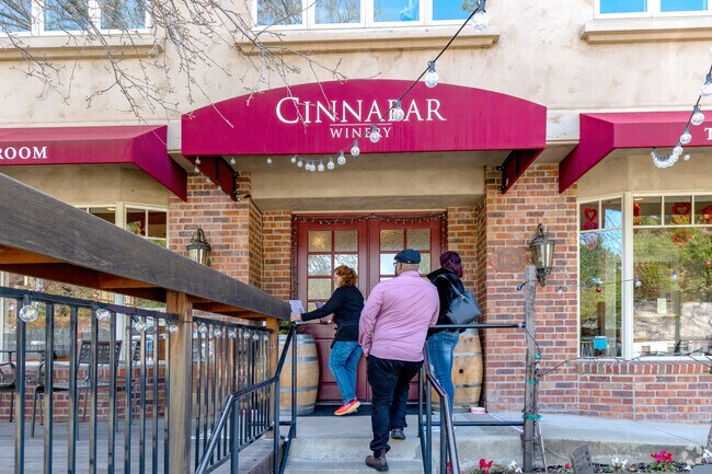Locals can enjoy the best wine at the Cinnabar Winery Tasting Room in Downtown Saratoga.