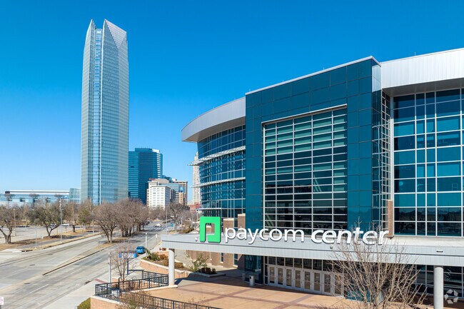 Roberts-Crest locals can cheer on the Thunder at Paycom Center Arena in downtown OKC.