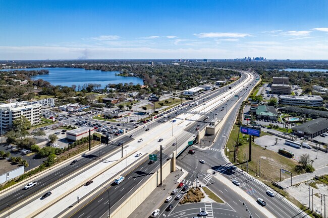 I4 acts like a gate way to downtown Orlando.