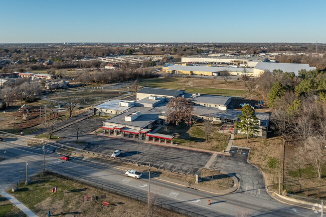 Lowell Elementary School is located on McClure Avenue, east of US-71B.