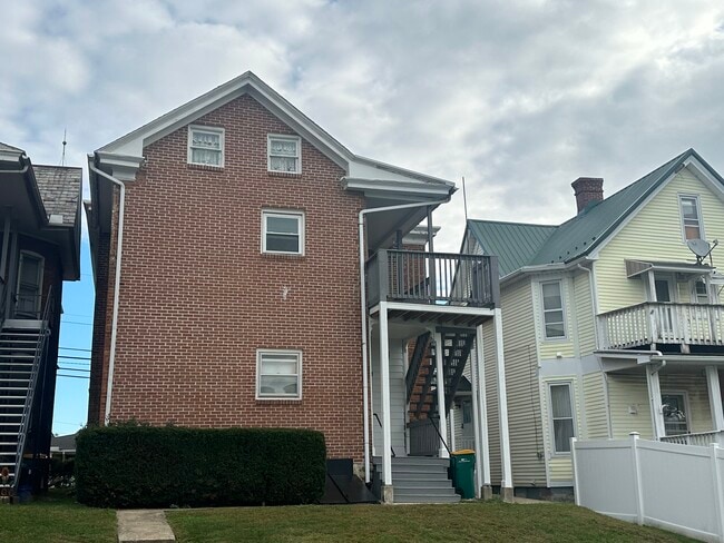 Rear of building