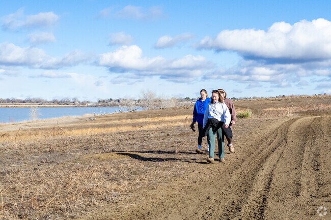 Enjoy a long walk along Standley Lake at Standley Lake Regional Park in Arvada, Colorado