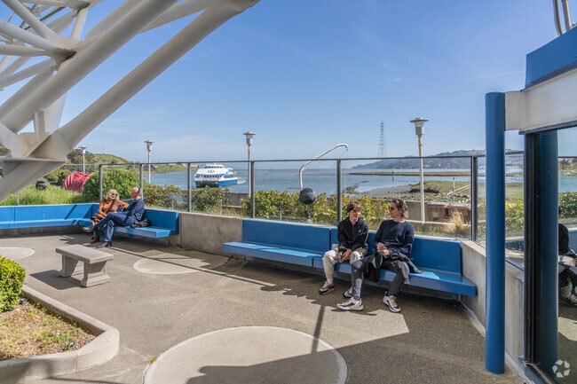 The Larkspur Ferry is a popular option for commuters to reach San Francisco without driving.