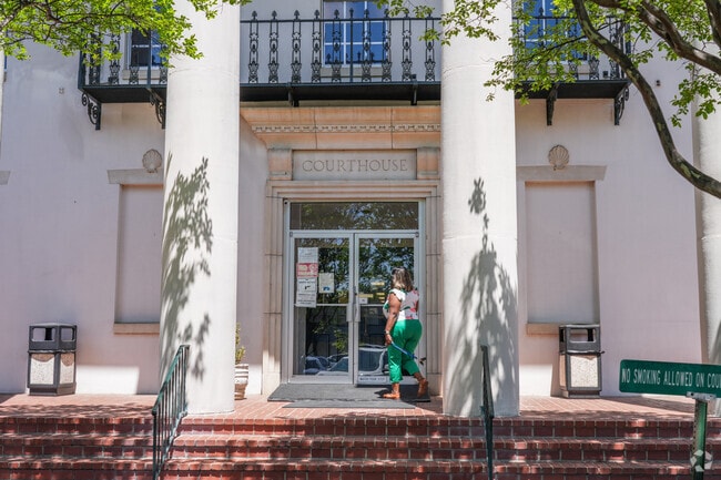 Indianola’s courthouse steps are historically significant as the place where Fannie Lou Hamer once tried to register to vote.