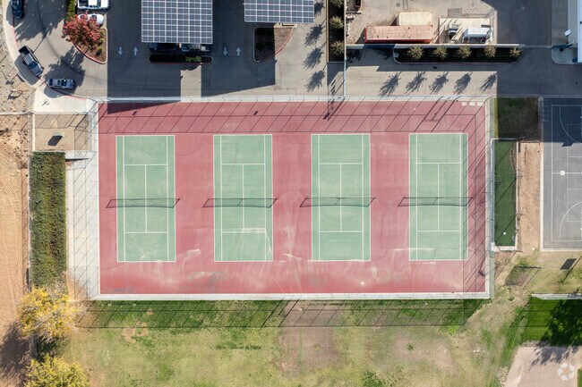 The tennis court at Rio Vista Middle School.