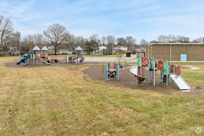 Morris Adler Elementary School playground.