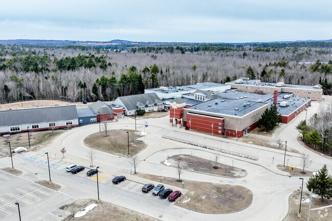 Poland Regional High School Serves grades 9 -12.