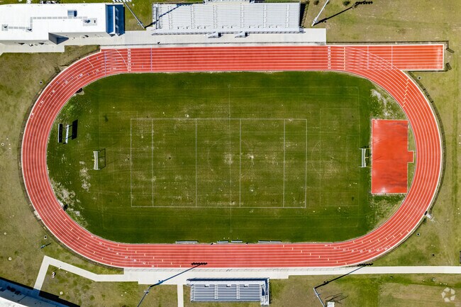 Davenport High School features athletic fields for student sports.