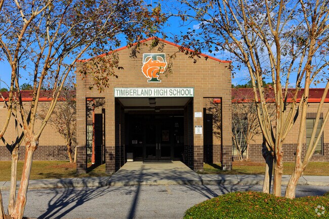 Timberland High School is a public option for towns near Lake Moultrie in South Carolina.