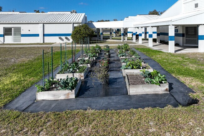 DeLand's Blue Lake Elementary School contains a community garden.