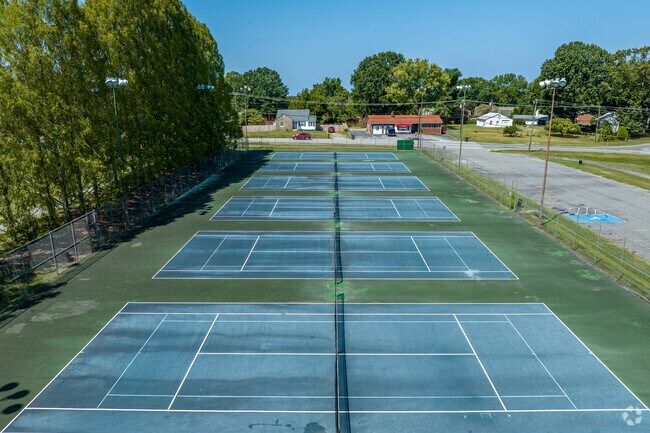 Parkland Park has some fantastic tennis courts.