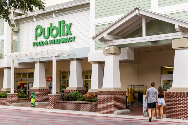 Residens of The Crescent can shop for groceries at the nearby Publix.