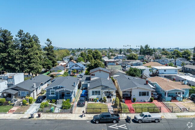 Craftsman style bungalows fill the streets of the Highland neighborhood.
