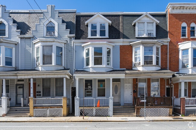 Townhomes in North York often include small front porches.