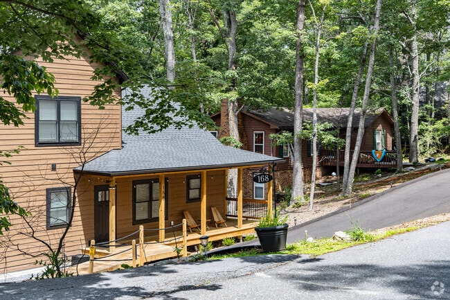 Rows of houses are not common in the Massanutten area.
