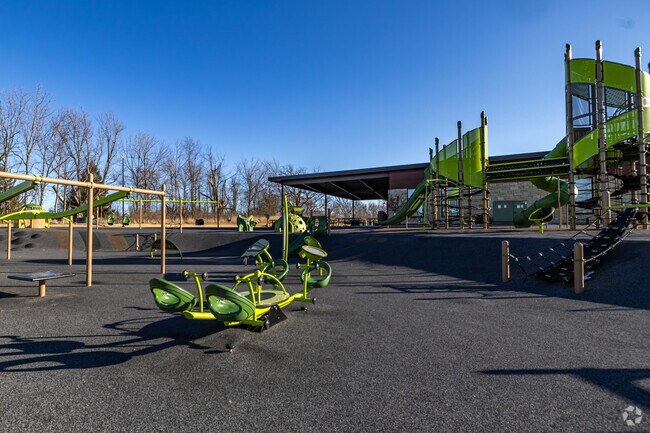 Sussex Village Park boasts new playground equipment.