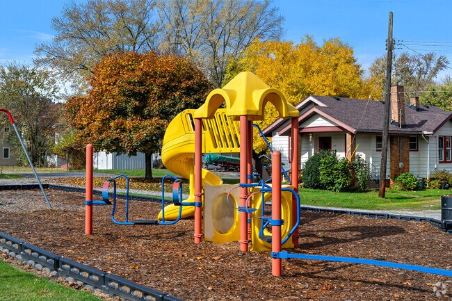 Schiller Street Playground is a great place to take young children for some fun in Baden.