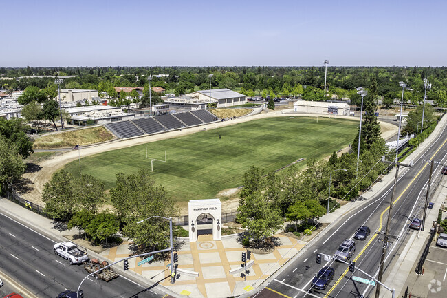 The beautiful campus of San Juan High School includes modern amenities for students.