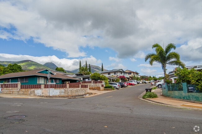 Plantation-era-inspired houses are common in Lahaina's established hillside neighborhoods.