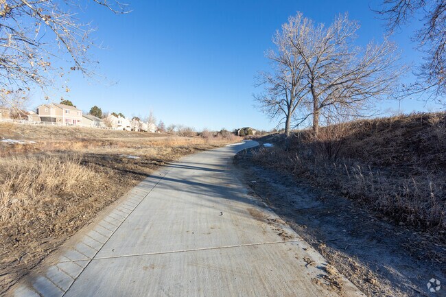 High Line Canal Trail walking path.