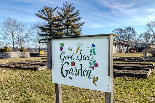 Great Seeds Community Garden is located directly across from Beechcroft High School.