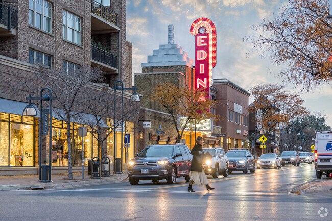 The Edina Theater at 50th and France near Arden Park.