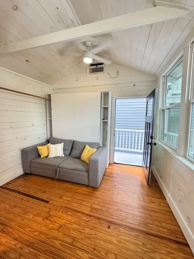 Murphy bed with couch