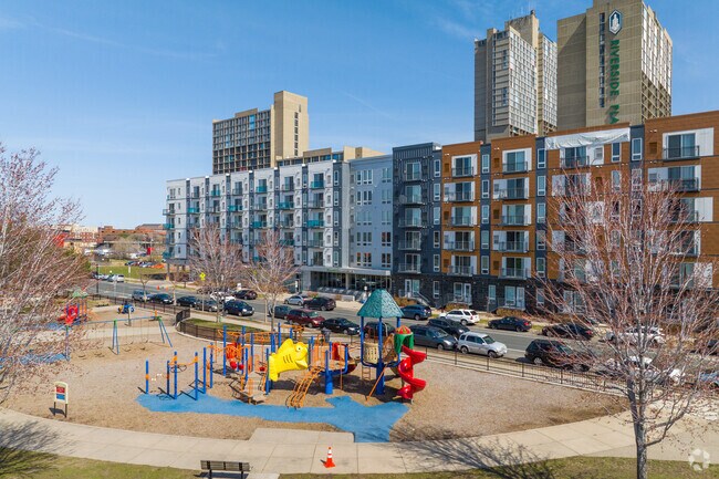 Currie Park has a playground in the Currie Park neighborhood.