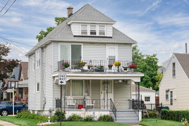 Homes in Genesee Moselle often have porches and balconies to enjoy evenings on.