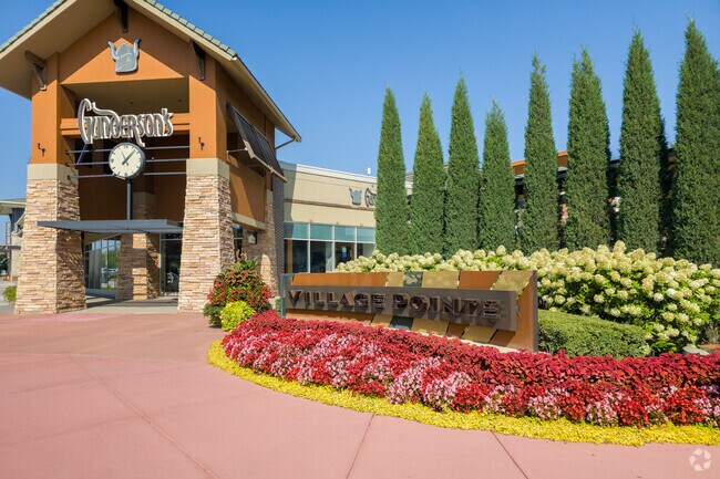Just west of Lindenwood, Village Pointe offers upscale shopping in a classy open-air setting.