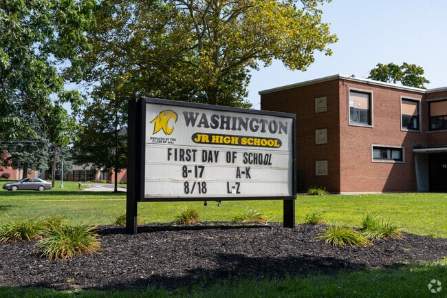 Washington Junior High School welcomes Shoreland students back to school in August.