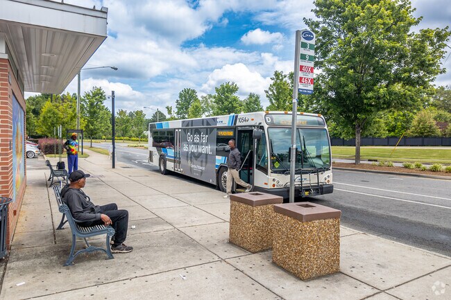 The CATS Bus is the easy way to get from Becton Park to Uptown Charlotte.