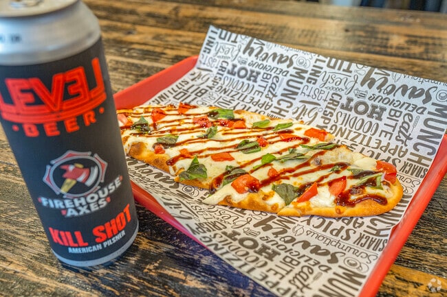 Delicious Caprese Flatbred from Firehouse Axes in Lincoln, Vancouver.