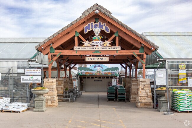 Gardening enthusiasts can enjoy Nick's Garden Center in Southeast Crossing.